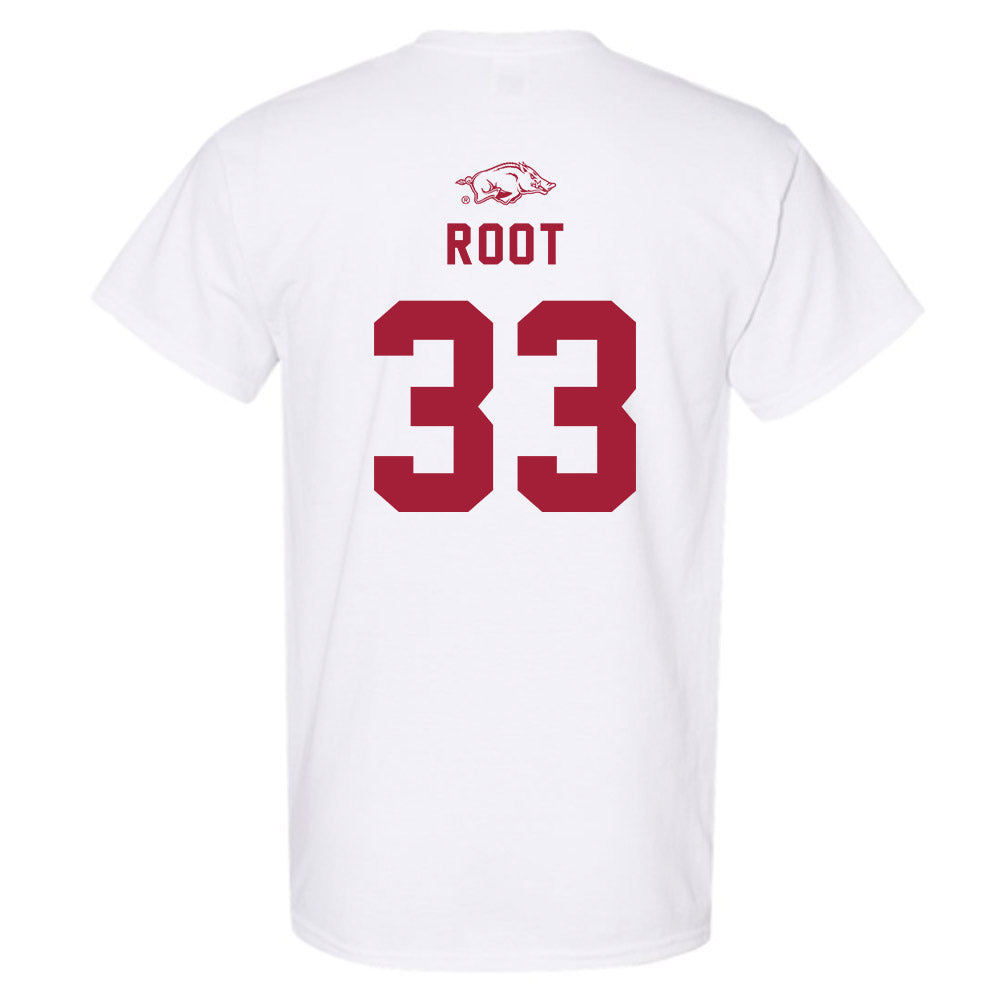 Arkansas - NCAA Baseball : Zach Root - Replica Shersey T-Shirt-1
