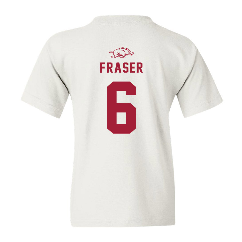 Arkansas - NCAA Baseball : Gabe Fraser - Replica Shersey Youth T-Shirt