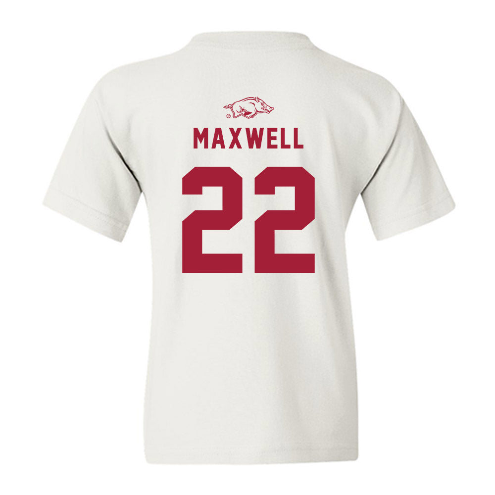 Arkansas - NCAA Baseball : Logan Maxwell - Replica Shersey Youth T-Shirt-1