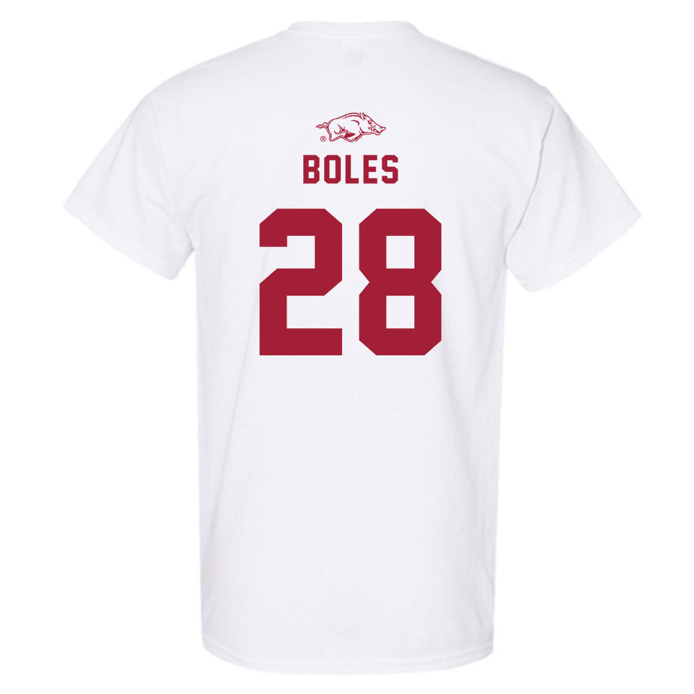 Arkansas - NCAA Baseball : Carson Boles - Replica Shersey T-Shirt