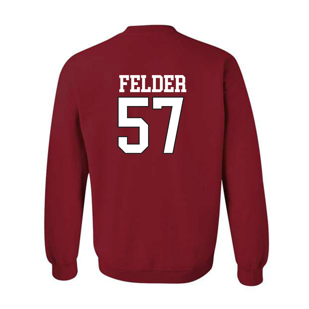 Arkansas - NCAA Baseball : Ross Felder - Replica Shersey Crewneck Sweatshirt Replica Shersey-1