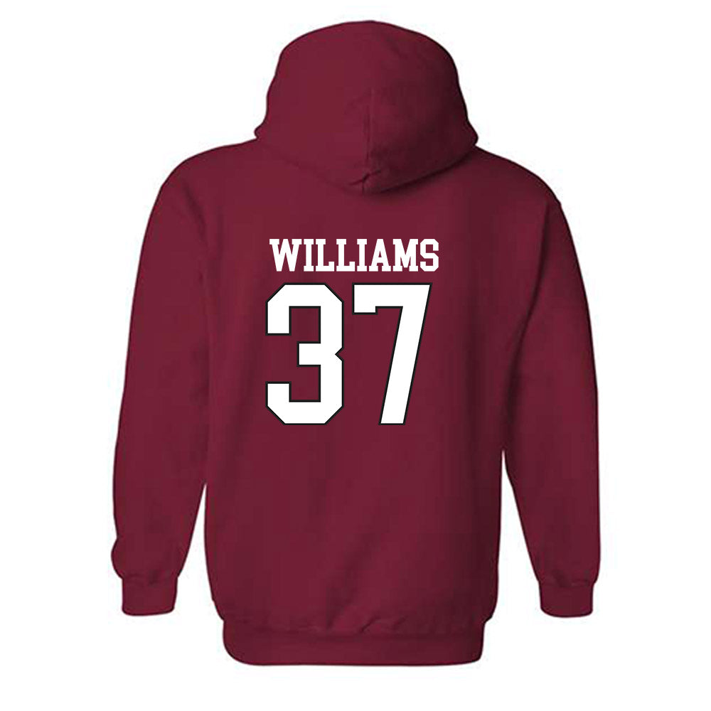 Arkansas - NCAA Baseball : Luke Williams - Replica Shersey Hooded Sweatshirt Replica Shersey