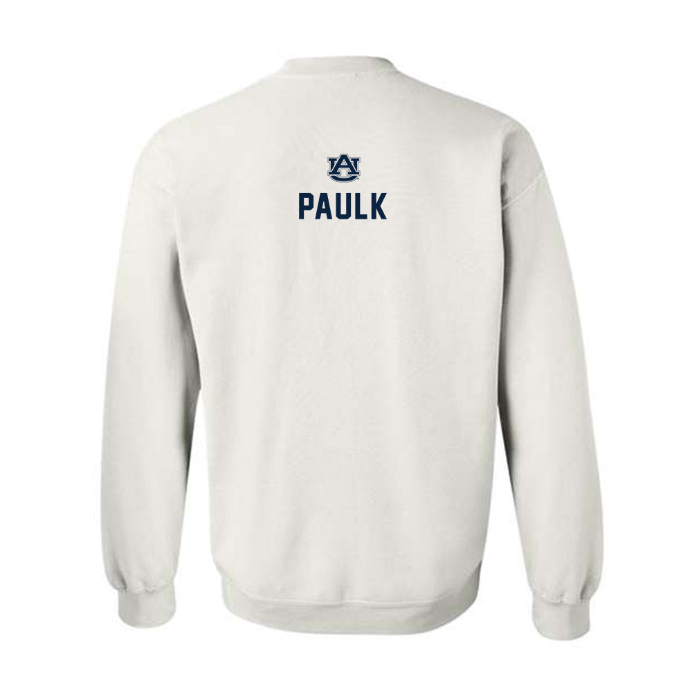 Auburn - NCAA Men's Swimming & Diving : River Paulk - Replica Shersey Crewneck Sweatshirt-1