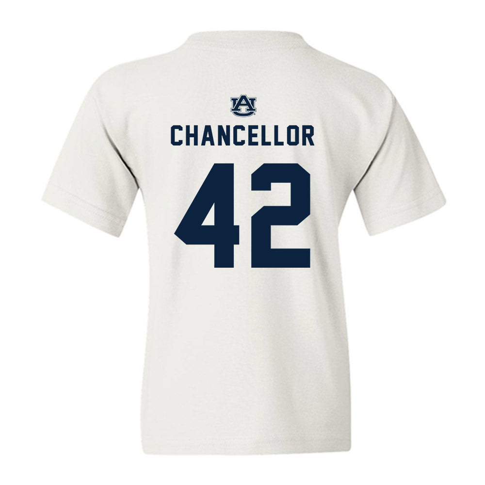 Auburn - NCAA Baseball : Abe Chancellor - Replica Shersey Youth T-Shirt-1