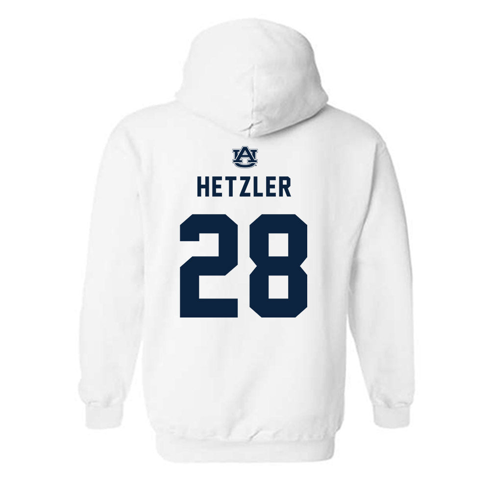 Auburn - NCAA Baseball : Ryan Hetzler - Replica Shersey Hooded Sweatshirt-1