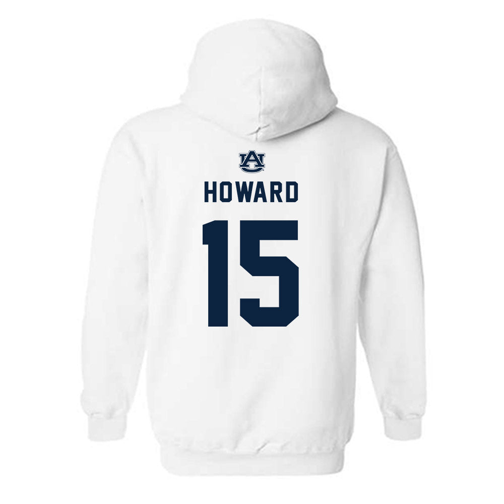 Auburn - NCAA Football : Preston Howard - Replica Shersey Hooded Sweatshirt-1