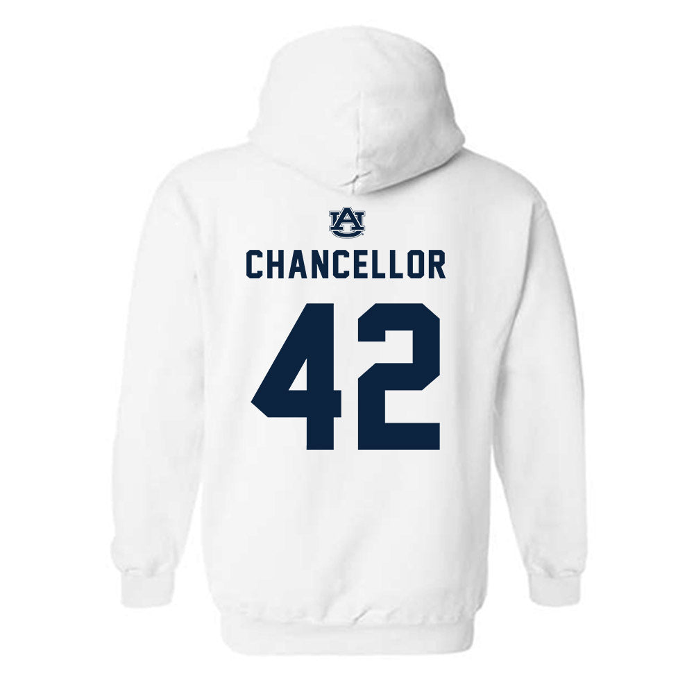 Auburn - NCAA Baseball : Abe Chancellor - Replica Shersey Hooded Sweatshirt-1