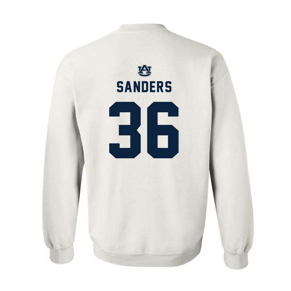 Auburn - NCAA Baseball : Jackson Sanders - Replica Shersey Crewneck Sweatshirt-1