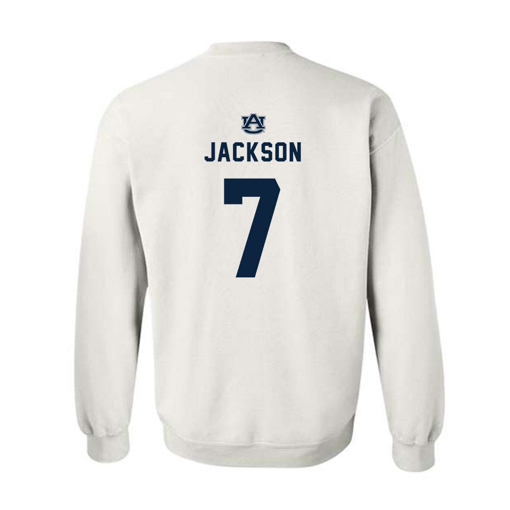 Auburn - NCAA Women's Basketball : A'riel Jackson - Replica Shersey Crewneck Sweatshirt-1