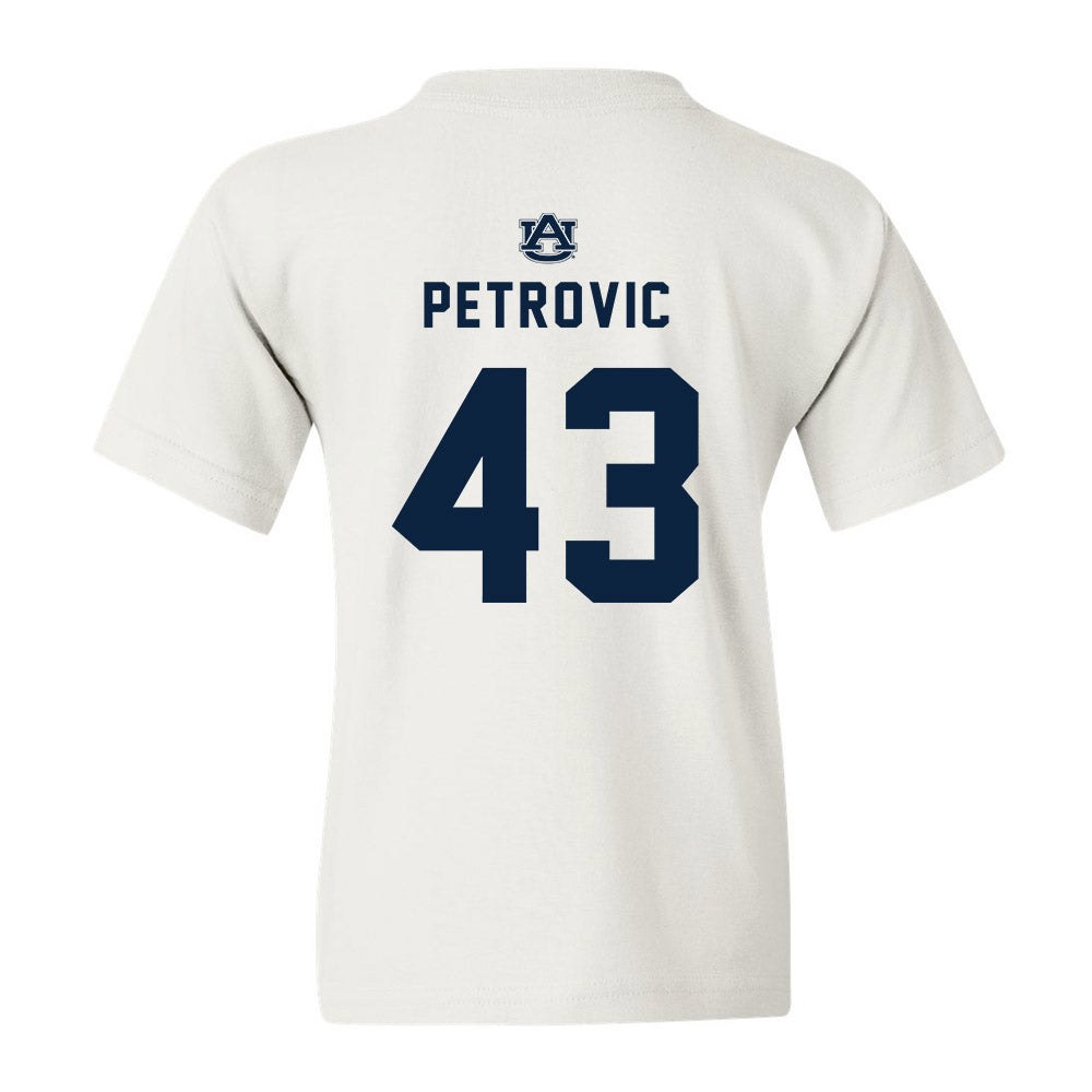 Auburn - NCAA Baseball : Alex Petrovic - Replica Shersey Youth T-Shirt