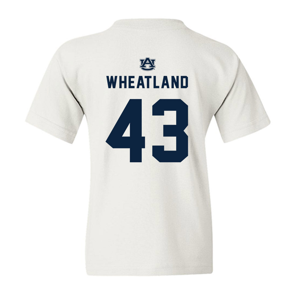 Auburn - NCAA Football : Caleb Wheatland - Replica Shersey Youth T-Shirt-1
