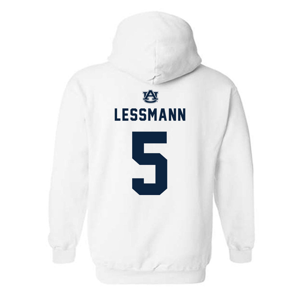 Auburn - NCAA Softball : georgia lessmann - Replica Shersey Hooded Sweatshirt-1