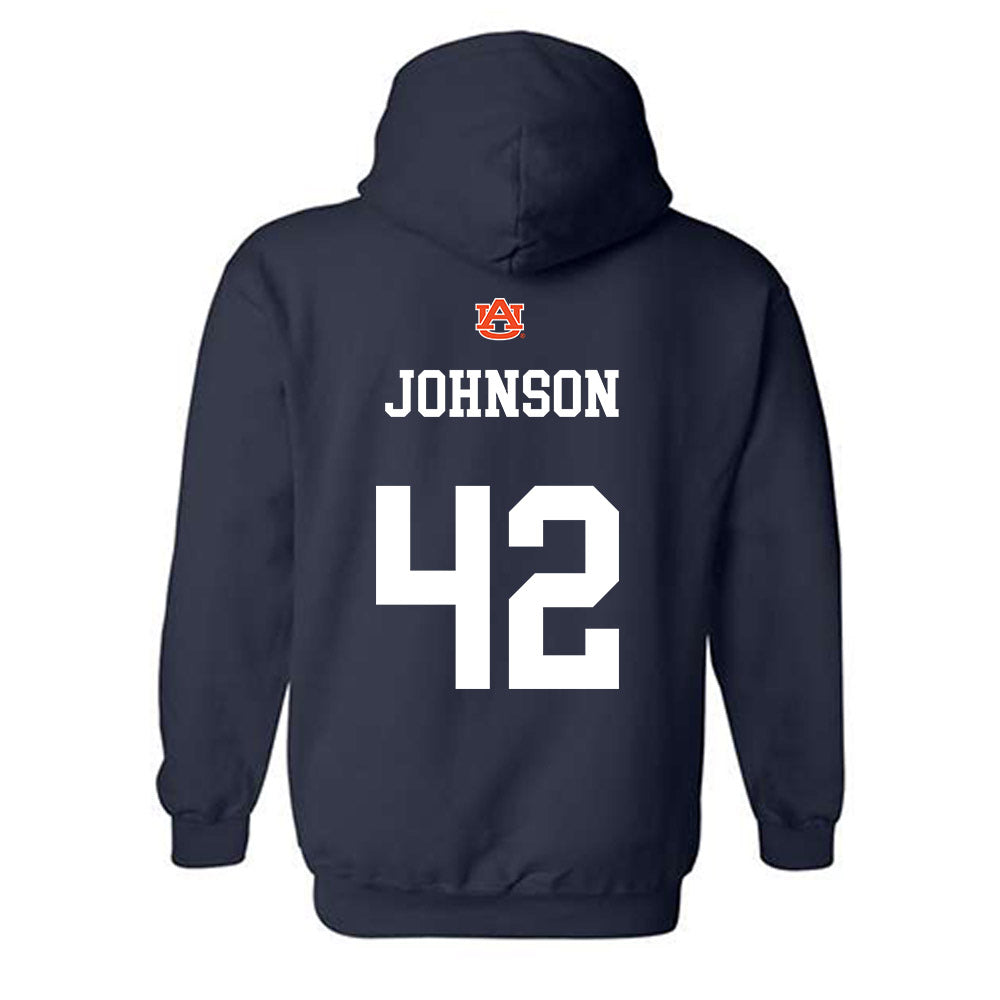 Auburn - NCAA Football : Tate Johnson - Hooded Sweatshirt-1