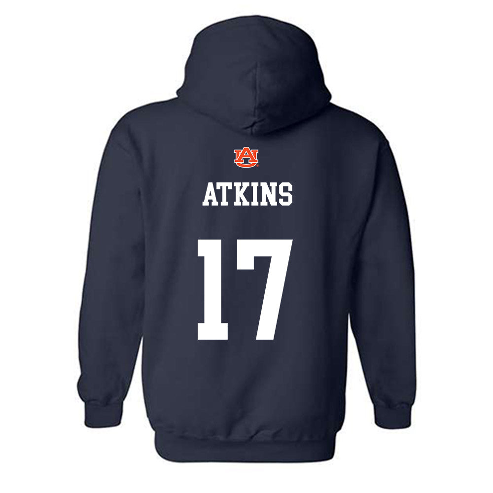 Auburn - NCAA Football : Xavier Atkins - Hooded Sweatshirt-1