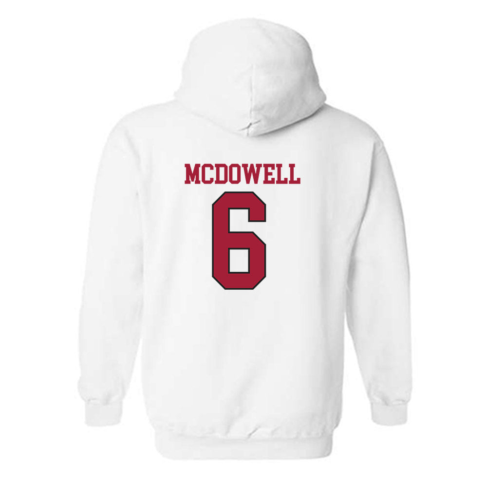 Arkansas - NCAA Softball : Ella McDowell - Replica Shersey Hooded Sweatshirt-1