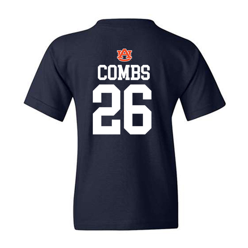 Auburn - NCAA Baseball : Caiden Combs - Replica Shersey Youth T-Shirt-1