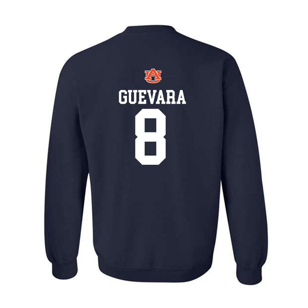 Auburn - NCAA Baseball : Eric Guevara - Replica Shersey Crewneck Sweatshirt-1