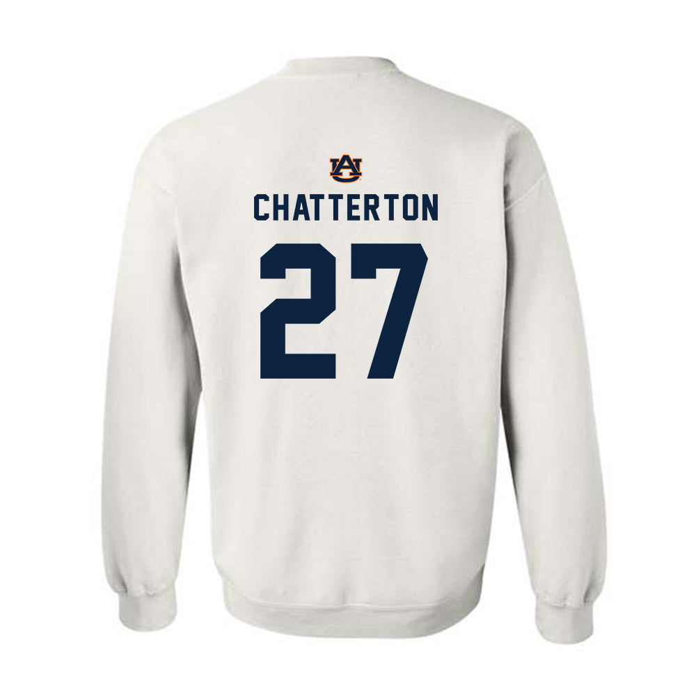 Auburn - NCAA Baseball : Christian Chatterton - Replica Shersey Crewneck Sweatshirt-1