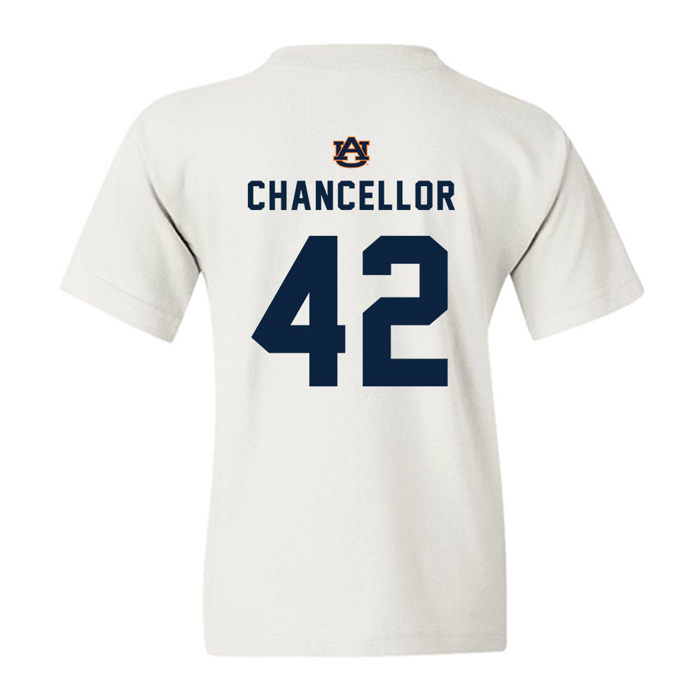 Auburn - NCAA Baseball : Abe Chancellor - Replica Shersey Youth T-Shirt-1
