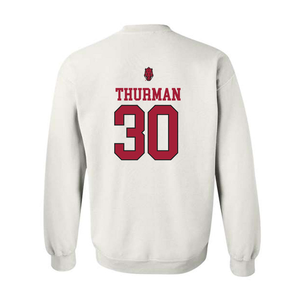 Arkansas - NCAA Women's Volleyball : Romani Thurman - Classic Shersey Crewneck Sweatshirt-1