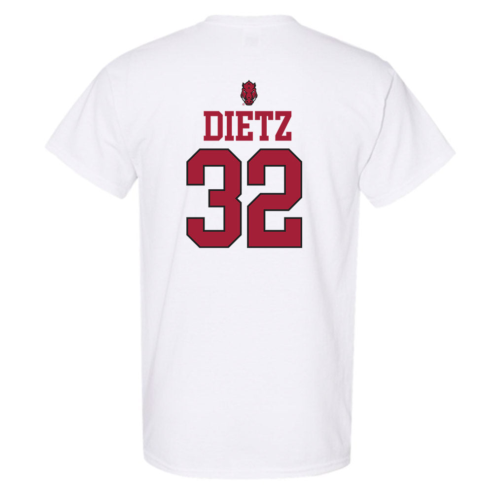 Arkansas - NCAA Baseball : Hunter Dietz - Classic Shersey T-Shirt-1