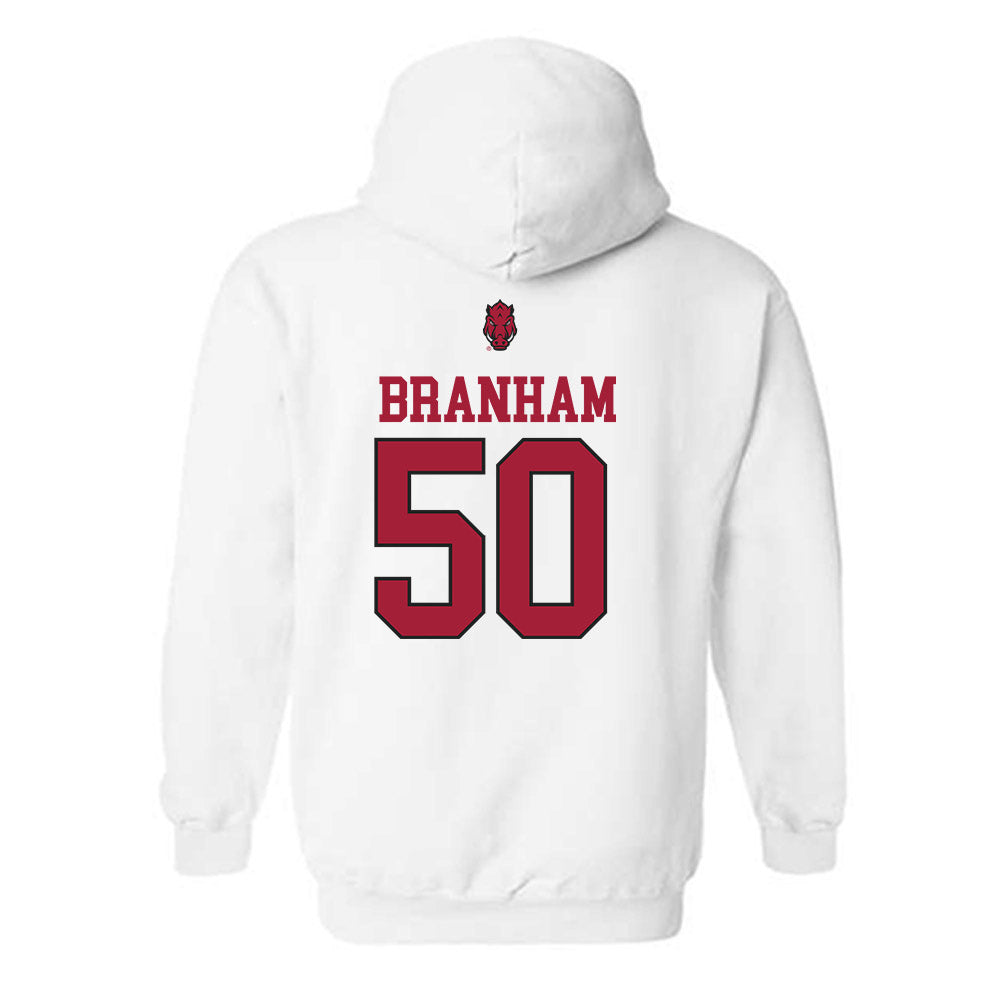 Arkansas - NCAA Football : Kobe Branham - Classic Shersey Hooded Sweatshirt-1