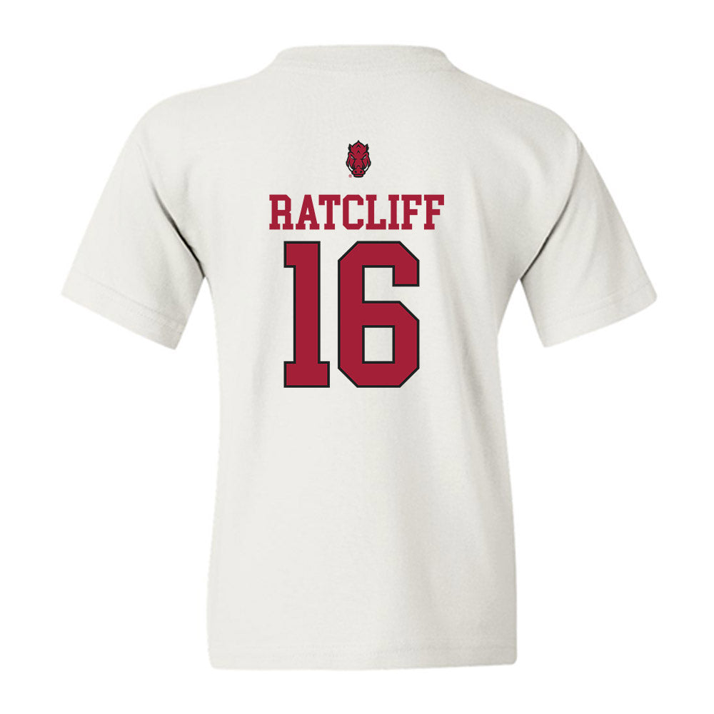 Arkansas - NCAA Softball : Carlee Ratcliff - Classic Shersey Youth T-Shirt-1