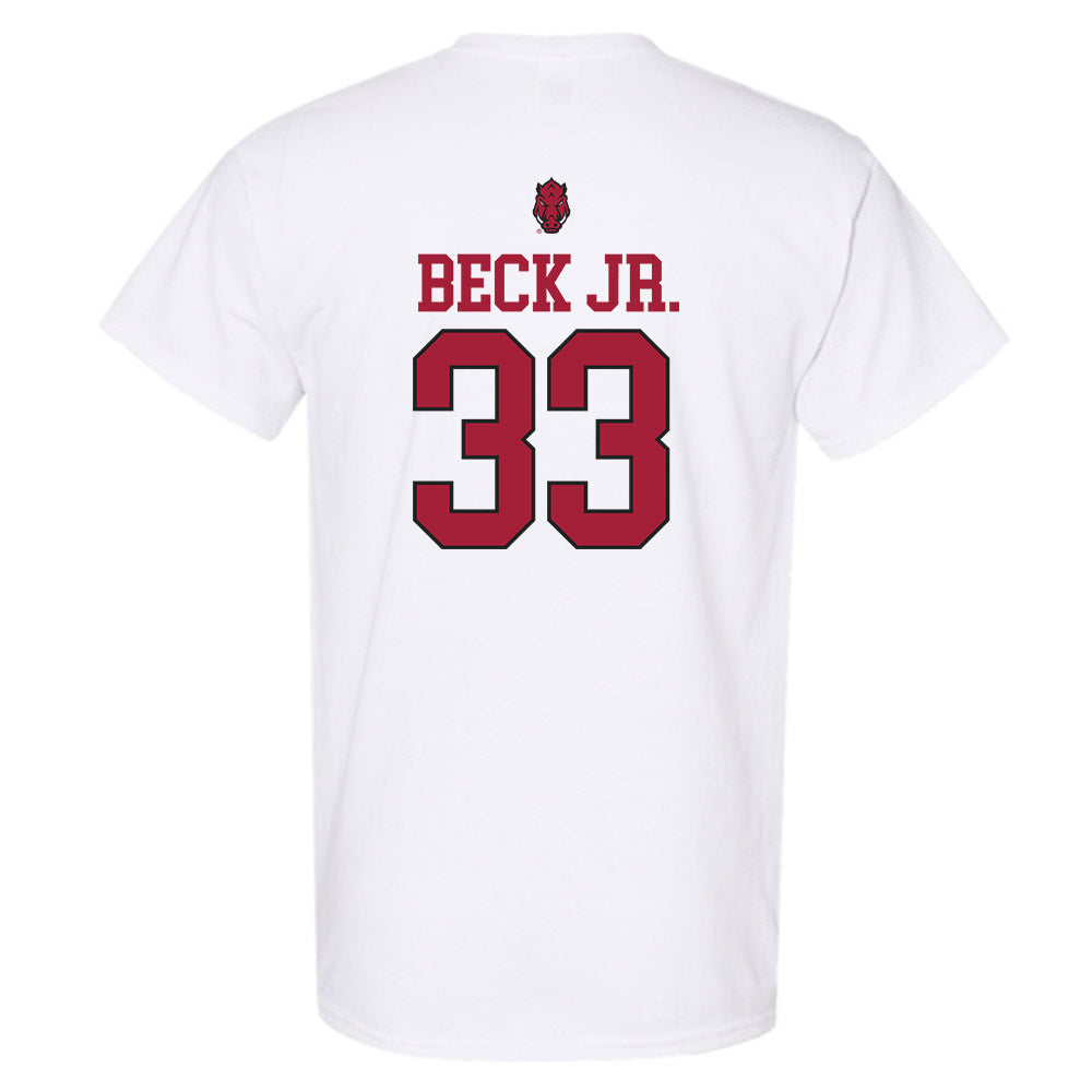 Arkansas - NCAA Football : Jeremiah Beck Jr. - Classic Shersey T-Shirt-1