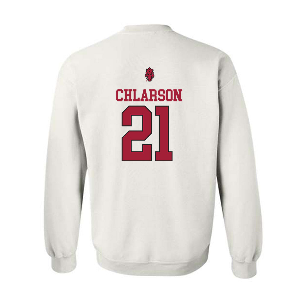 Arkansas - NCAA Women's Basketball : Ashlynn Chlarson - Classic Shersey Crewneck Sweatshirt-1
