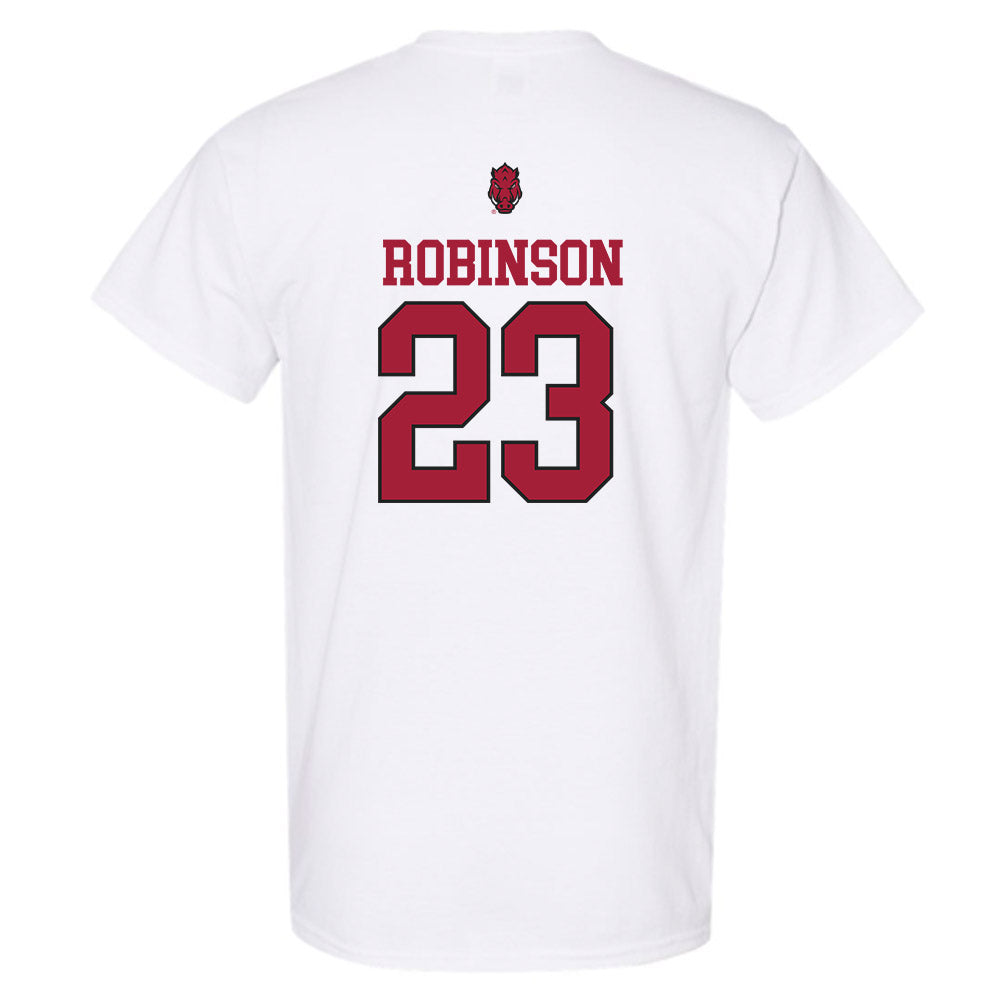 Arkansas - NCAA Women's Basketball : Emily Robinson - Classic Shersey T-Shirt-1