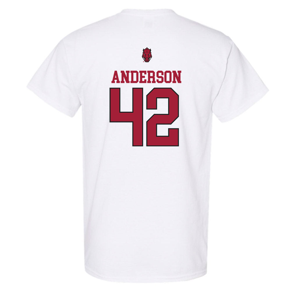 Arkansas - NCAA Baseball : Michael Anderson - Classic Shersey T-Shirt-1
