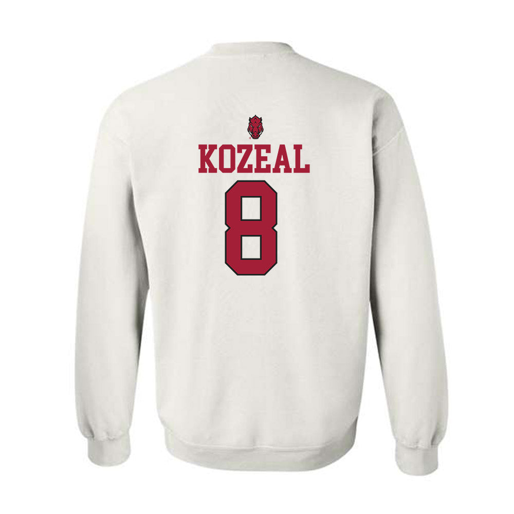 Arkansas - NCAA Baseball : Camden Kozeal - Classic Shersey Crewneck Sweatshirt-1
