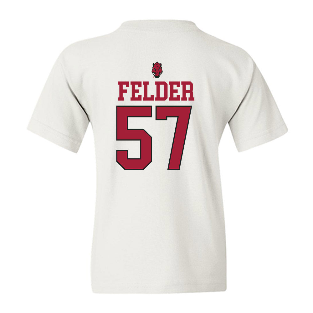 Arkansas - NCAA Baseball : Ross Felder - Classic Shersey Youth T-Shirt-1