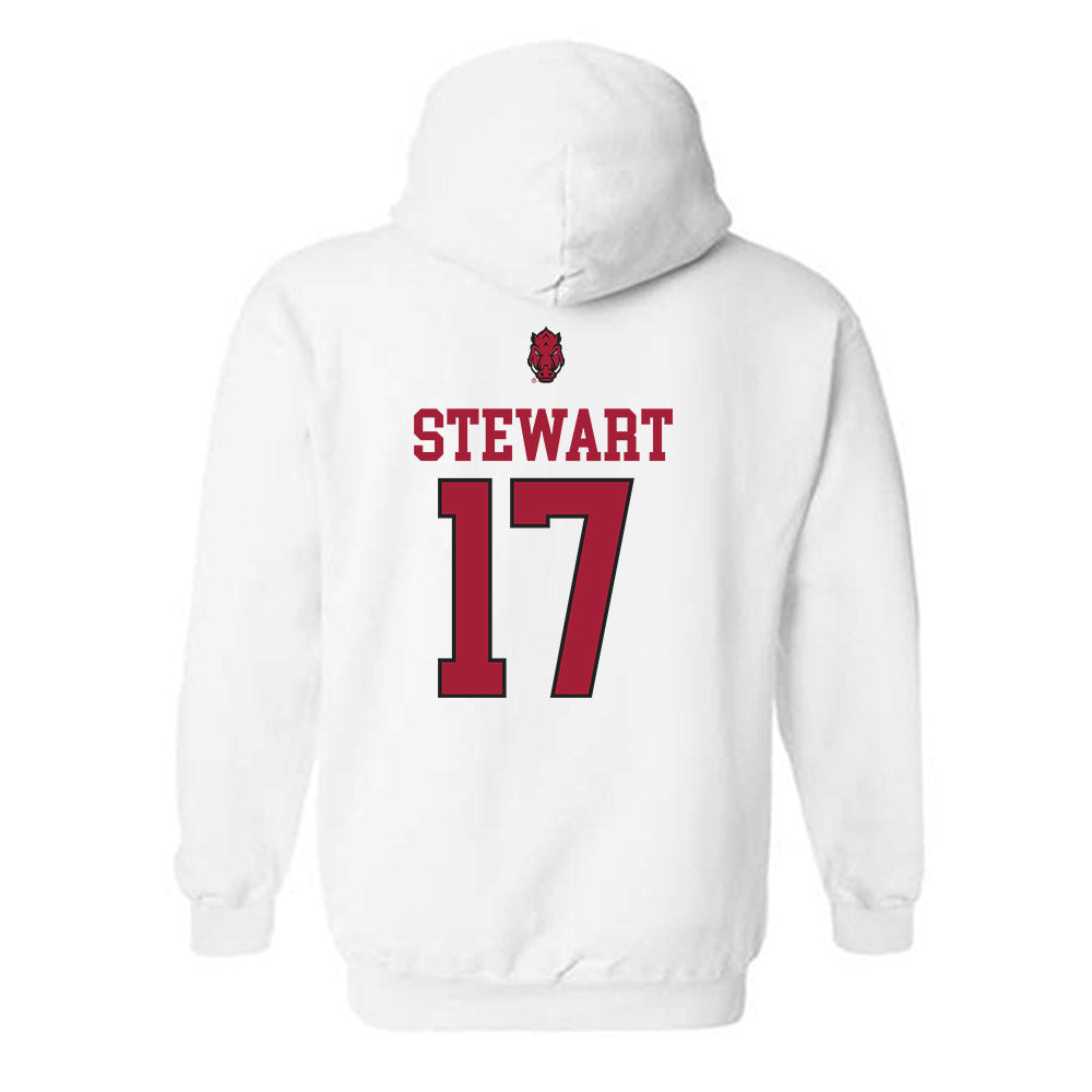 Arkansas - NCAA Baseball : Zack Stewart - Classic Shersey Hooded Sweatshirt-1