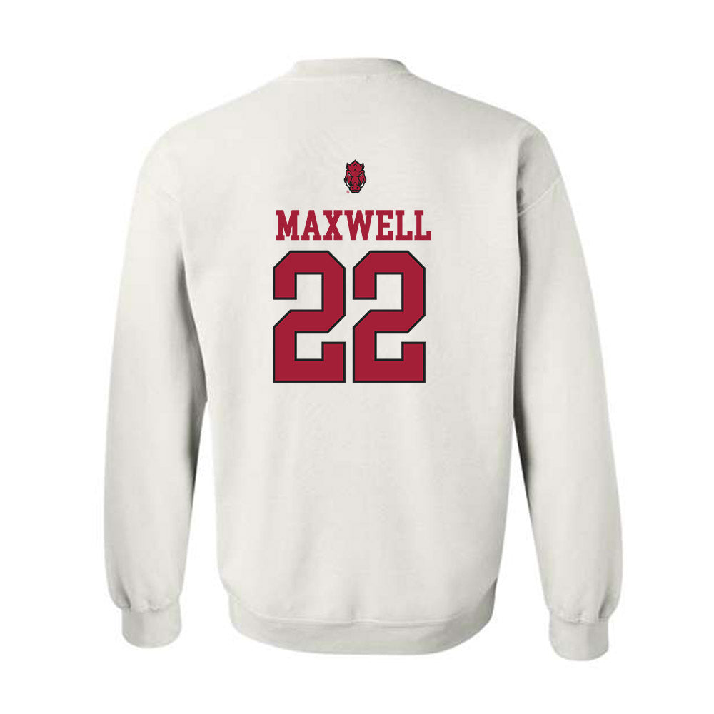 Arkansas - NCAA Baseball : Logan Maxwell - Classic Shersey Crewneck Sweatshirt-1