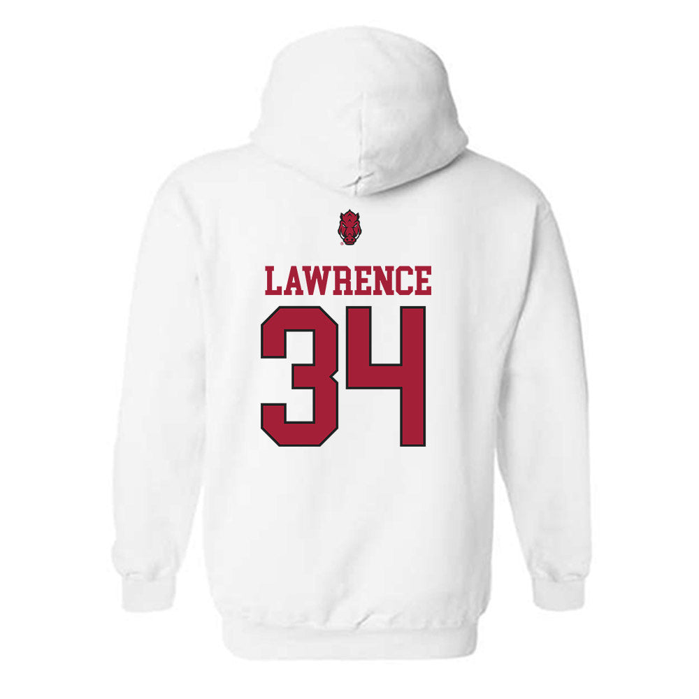 Arkansas - NCAA Women's Basketball : Jenna Lawrence - Classic Shersey Hooded Sweatshirt-1