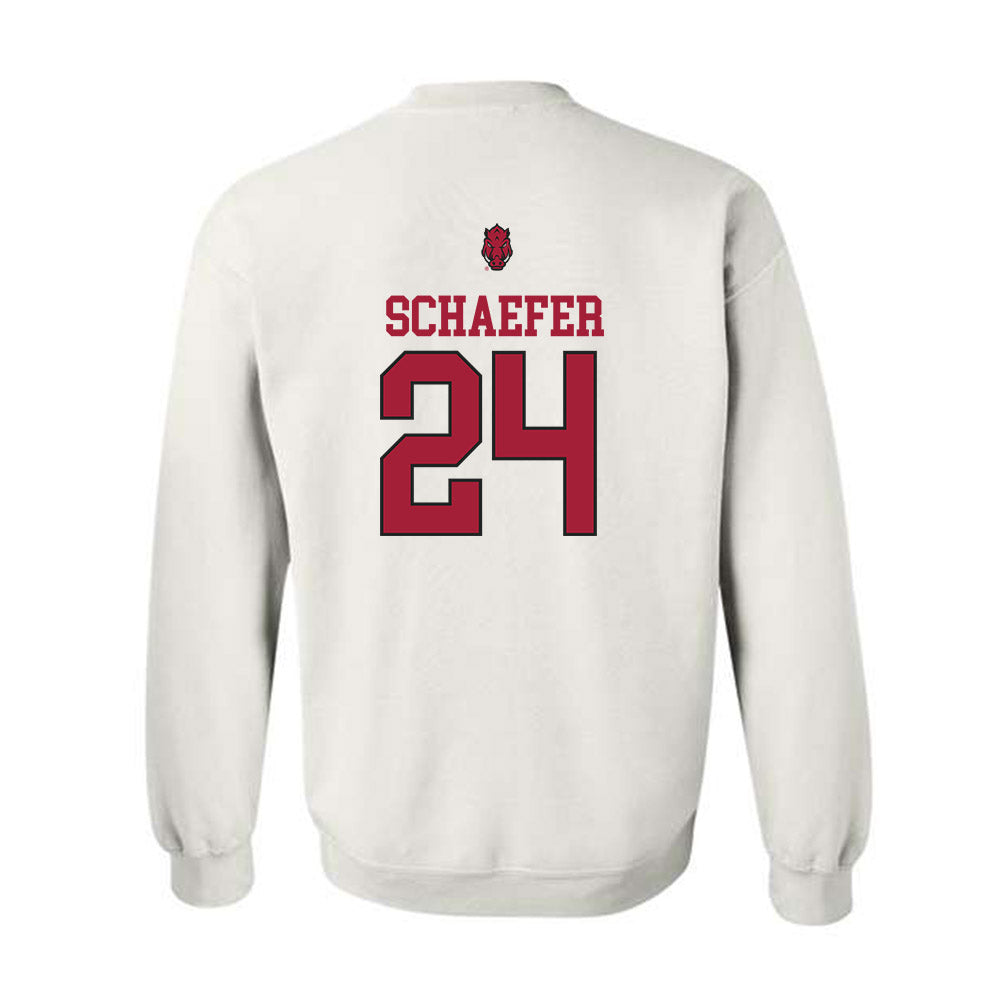 Arkansas - NCAA Baseball : Landon Schaefer - Classic Shersey Crewneck Sweatshirt-1