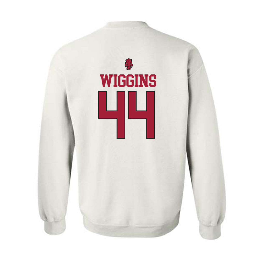 Arkansas - NCAA Baseball : Carson Wiggins - Classic Shersey Crewneck Sweatshirt-1
