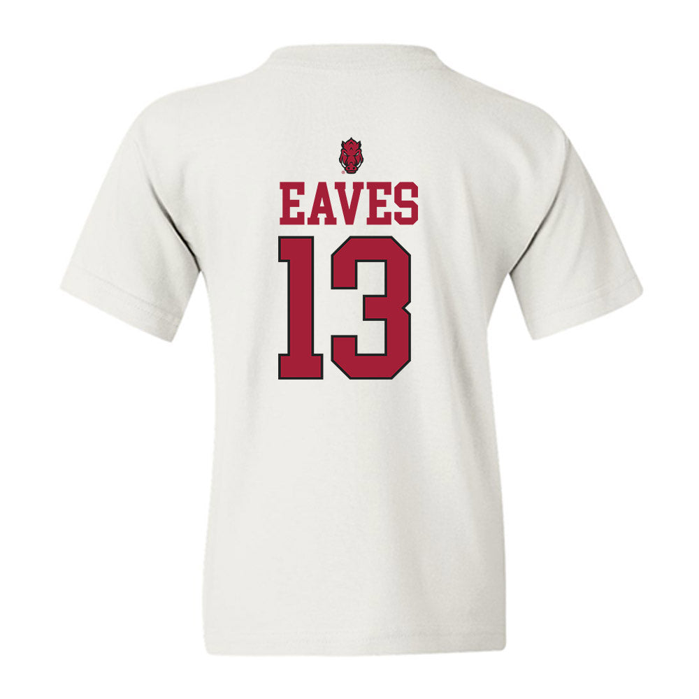 Arkansas - NCAA Baseball : Steele Eaves - Classic Shersey Youth T-Shirt-1
