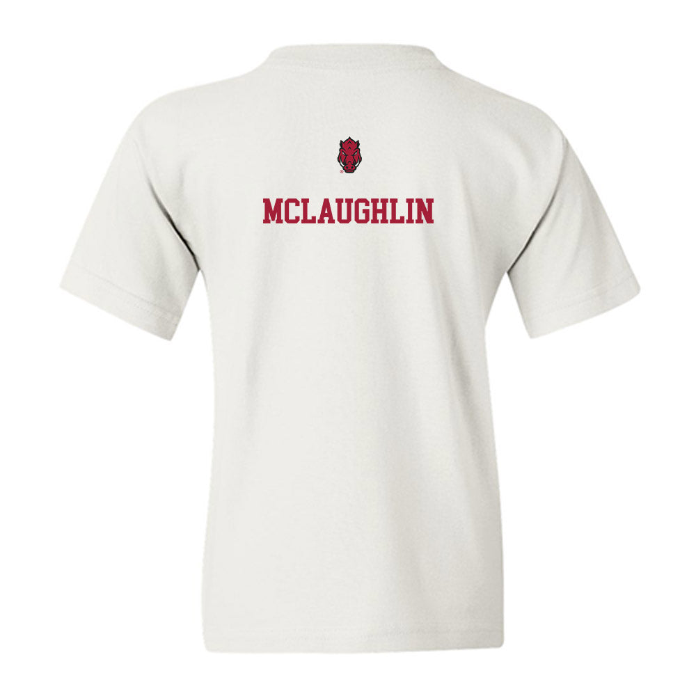 Arkansas - NCAA Men's Golf : Jackson McLaughlin - Classic Shersey Youth T-Shirt-1