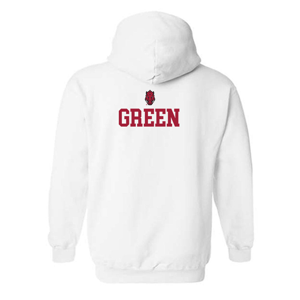 Arkansas - NCAA Men's Track & Field : Wyatt Green - Classic Shersey Hooded Sweatshirt-1