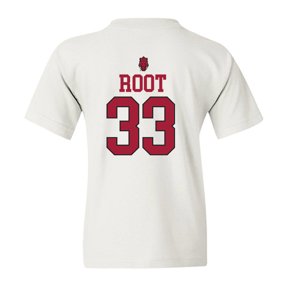 Arkansas - NCAA Baseball : Zach Root - Classic Shersey Youth T-Shirt-1