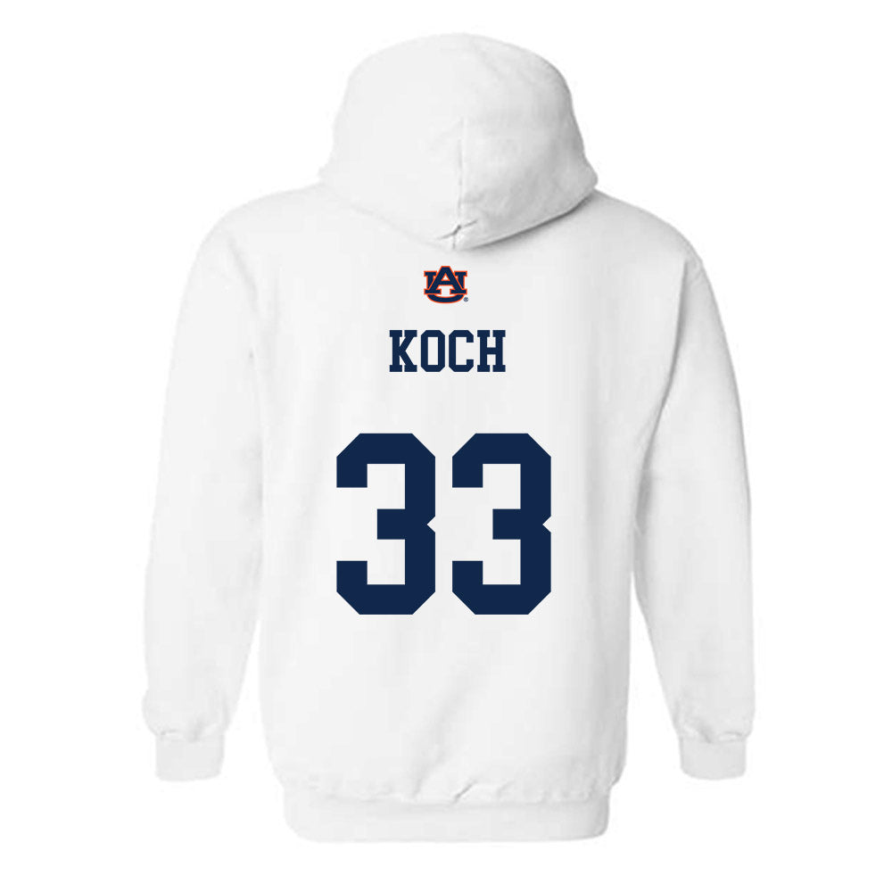Auburn - NCAA Baseball : Mason Koch - Sport Shersey Hooded Sweatshirt-1
