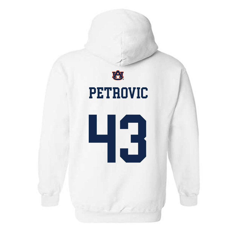 Auburn - NCAA Baseball : Alex Petrovic - Hooded Sweatshirt Sports Shersey