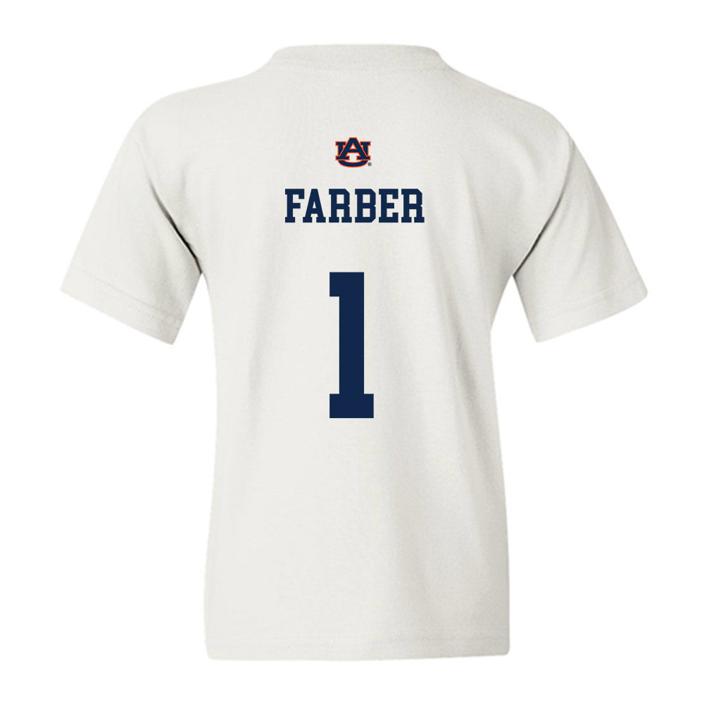 Auburn - NCAA Baseball : Ryne Farber - Sport Shersey Youth T-Shirt-1