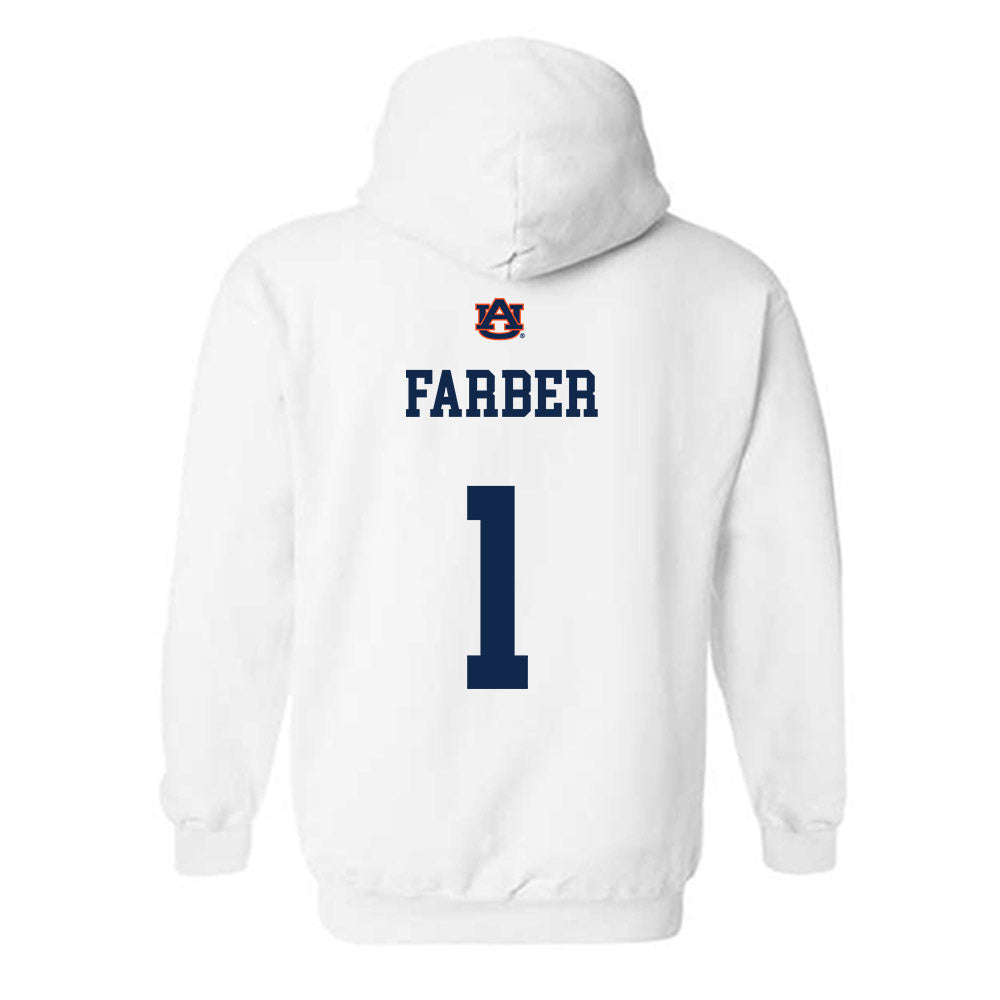 Auburn - NCAA Baseball : Ryne Farber - Sport Shersey Hooded Sweatshirt-1