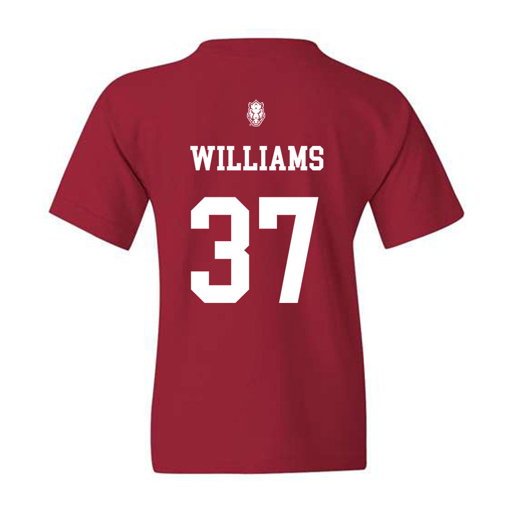 Arkansas - NCAA Baseball : Luke Williams - Classic Shersey Youth T-Shirt