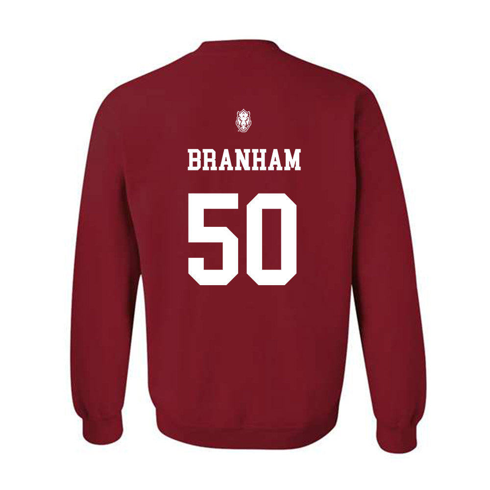 Arkansas - NCAA Football : Kobe Branham - Classic Shersey Crewneck Sweatshirt