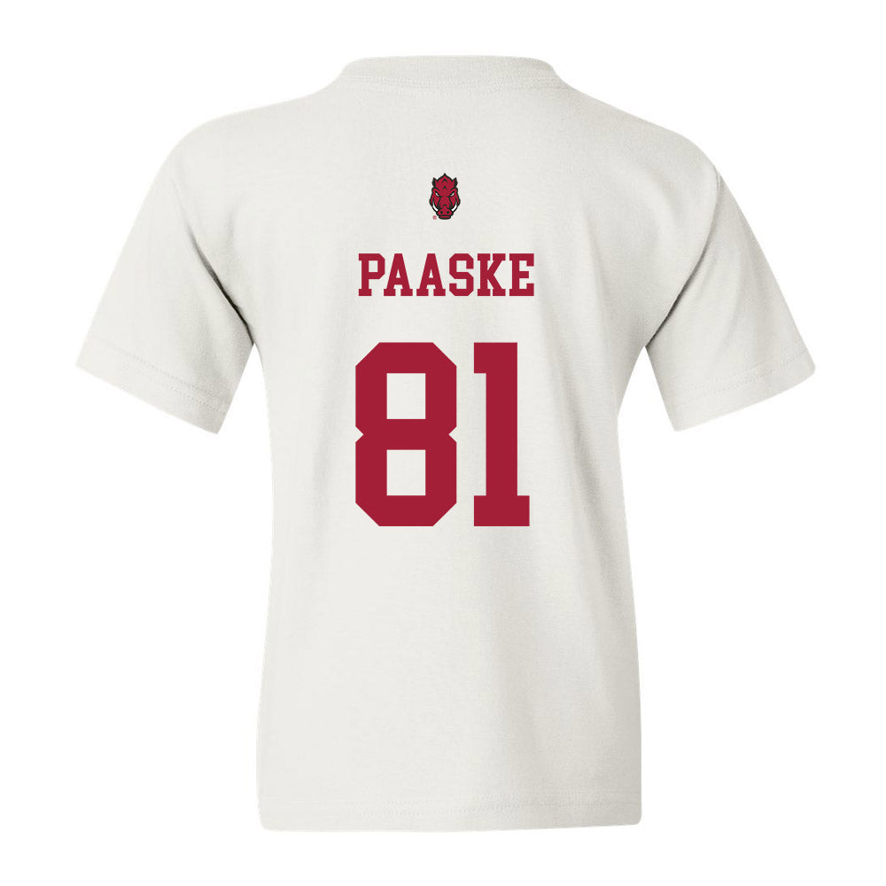Arkansas - NCAA Football : Andreas Paaske - Sports Shersey Youth T-Shirt