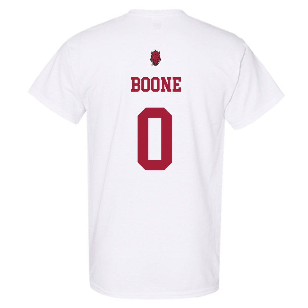 Arkansas - NCAA Football : Justus Boone - Sports Shersey T-Shirt-1